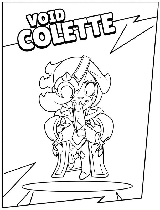 Printable coloring - Void Colette - Brawl Stars - Starr Patrol