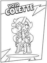 Coloring sheet - Void Colette - Brawl Stars - Starr Patrol