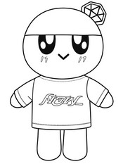 Disegno scaricabile - Bongbongie (Seventeen) - Kpop Chibi