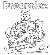 Immagine da colorare - Dreamiez (NCT Dream) - Kpop Chibi