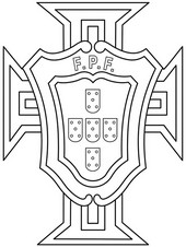 Desenho para baixar - Brasão - Seleção Portuguesa de Futebol 2026