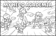 Image à colorier - Les héros - Brawl Stars - My Hero Academia