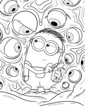 Coloring sheet - Poster - Minions and Monsters