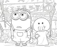Free coloring page - Goomi - Minions and Monsters
