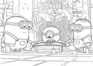 Coloring page - The Book of Monsters - Minions and Monsters