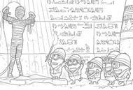 Image to color - The Mummy - Minions and Monsters