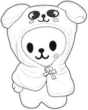 Feuille de coloriage - PuppyM - SKZOO - Stray Kids