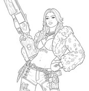 Inkleurbare afbeelding - Dylan - Fortnite Runners