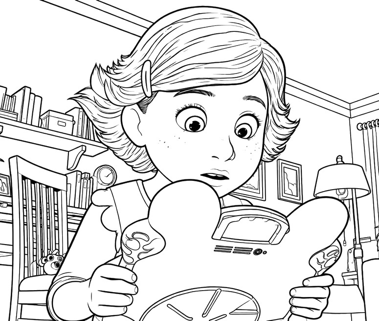 Inkleurbare afbeelding - Bonnie ontdekt Lilypad - Toy Story 5