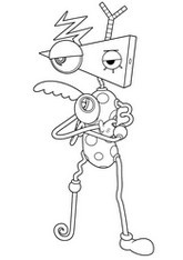 Coloring sheet - Zooble - The Amazing Digital Circus
