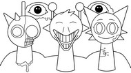Coloriage à télécharger - Sprunki Horror - Sprunki