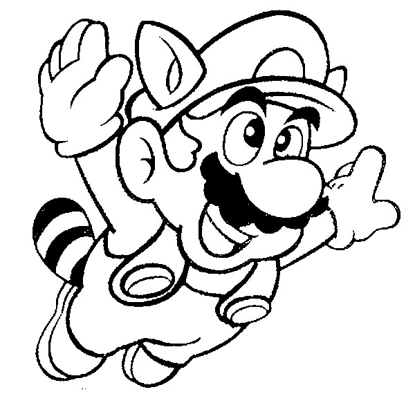 Desenhos do Mario para Imprimir e Colorir