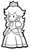 Malebøger Prinsesse Peach