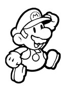 Desenho para colorir Super Mario