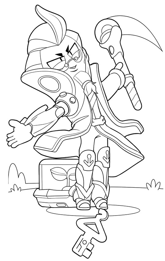 Dessin à colorier - BYRON BIOTECHNO - Brawl Stars - Windstock