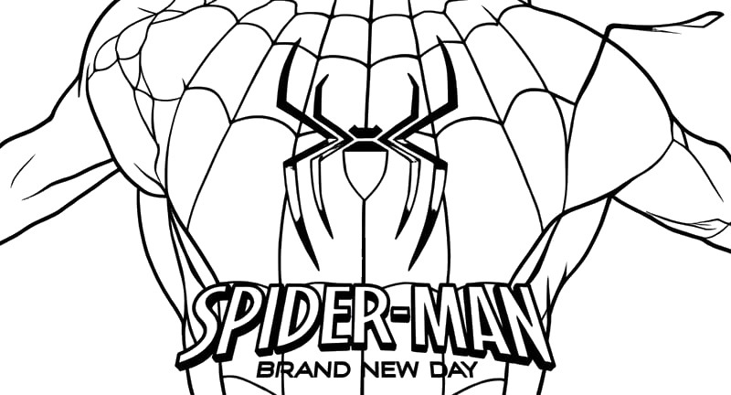 Free coloring page - Poster - Spider-Man: Brand New Day