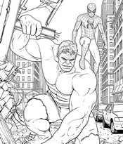 Printable coloring - Hulk - Spider-Man: Brand New Day