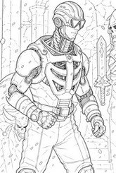 Desenho gratuito - Mekaneck - Mestres do Universo