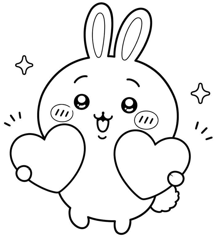 Coloriage gratuit - Usagi - Chiikawa