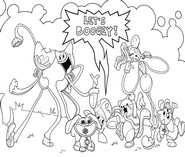 Downloadable coloring - Let's Boogey - Escape from Playtime