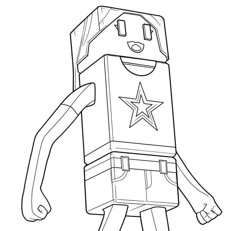 Dibujo para imprimir - Wrixel - Fortnite Glitch