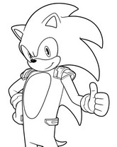 Dibujo para imprimir - Sonic the Hedgehog - Fortnite Glitch