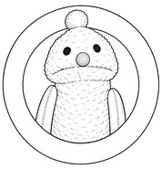 Coloriage à imprimer - Nonnon - Puppet Sunsun