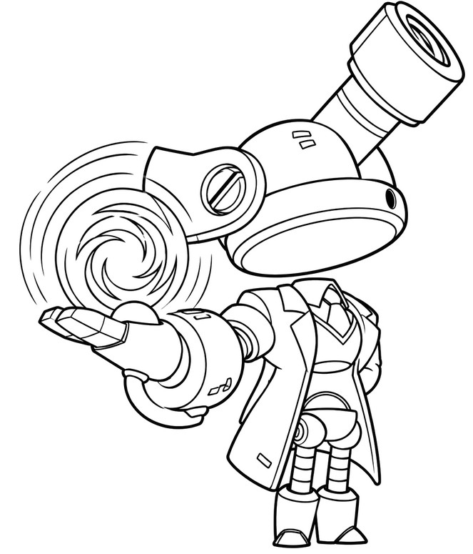 Omalovánka - Cosmo - Brawl Stars - Royal Academy