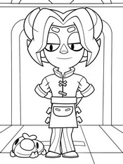 Zdarma omalovánka - Vince - Brawl Stars - Royal Academy