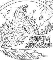 Image to color - In the destroyed city - Godzilla Minus Zero