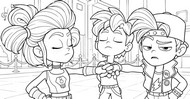 Dibujo descargable - Unidos para la aventura - Superthings: La película