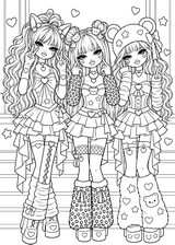 Drawing to color - Kawaii outfits - Roblox: Dress to Impress