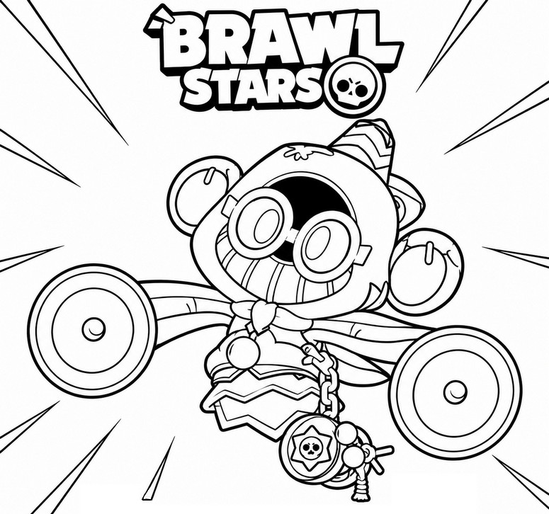 Coloriage gratuit - Shade Glauque - Brawl-O-Ween 2026