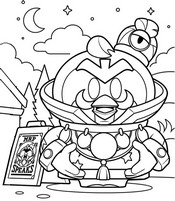 Feuille de coloriage - Monsieur Tarologue - Brawl-O-Ween 2026