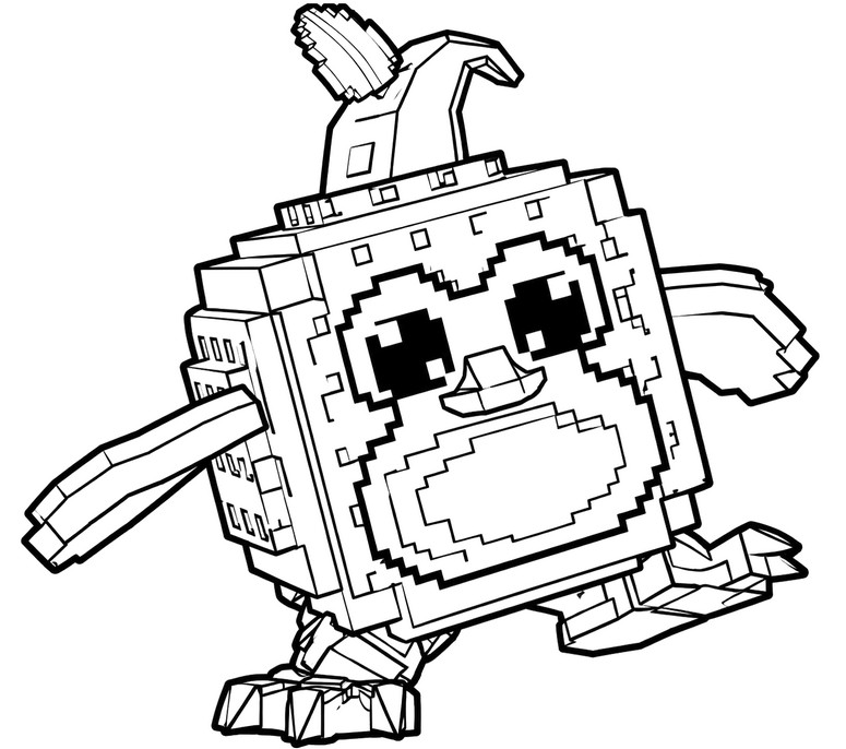 Disegno da stampare - Pinguino Zucca - Roblox Steal a Brainrot - Halloween 2026