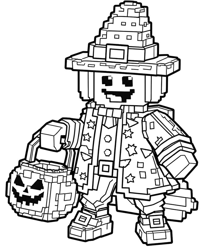 Foglio da colorare - Sammyni Spookyni - Roblox Steal a Brainrot - Halloween 2026