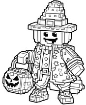 Immagine da colorare - Sammyni Spookyni - Roblox Steal a Brainrot - Halloween 2026