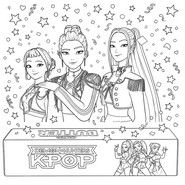 Coloring page - KPop Demon Hunters - Squishy Butter