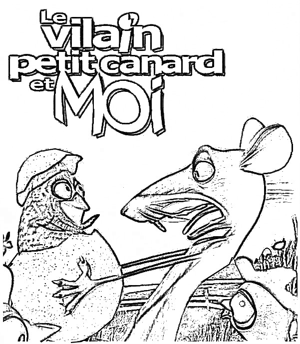 Coloriage Le Vilain Petit Canard et Moi