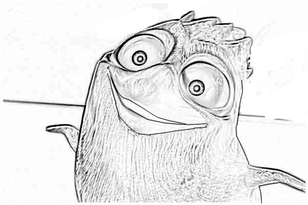 Coloring page The Ugly Duckling and Me