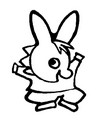 Feuille de coloriage - Trotro, le petit Ane - Trotro