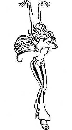 Desenho para colorir Winx Club