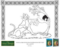 Coloriage Mowgli et Bagheera
