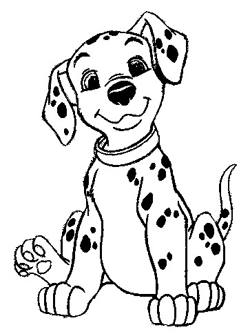 Coloriage Dalmatien