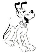 Coloriage Pluto