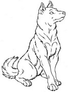 Coloring page Dogs