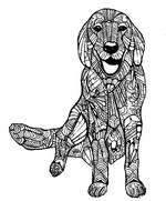 Coloring page Dogs