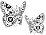 Coloring page Butterflys