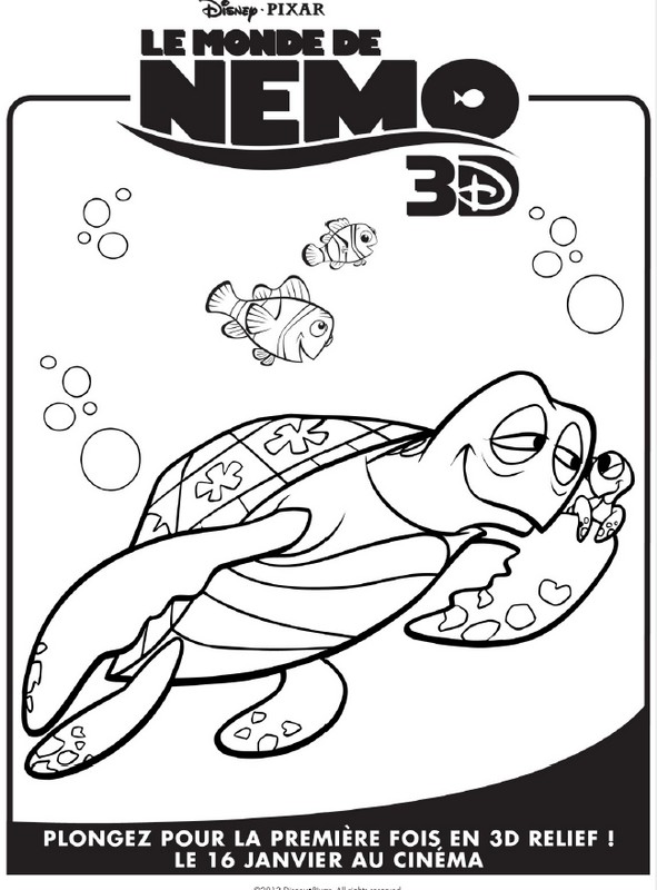 Coloriage Le Monde de Nemo