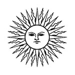 Coloring page Stars Sun Moon